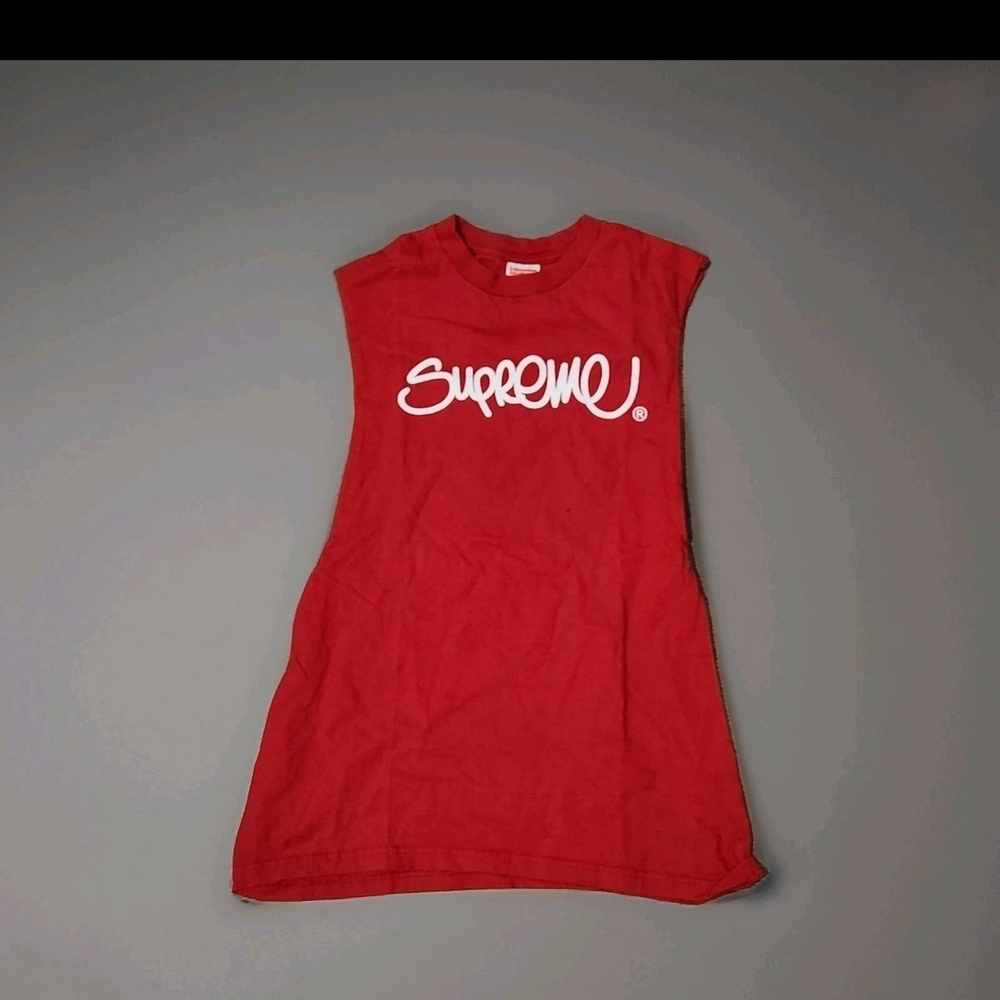Supreme Vibrant Red Cotton Shirt